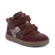 Froddo Zapatillas barefoot para niños, de caña alta, Loop Red