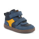 Froddo zapatos barefoot para niños, Loop de caña alta, azul oscuro