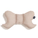 La Millou Cojín para cochecito ALAS DE ÁNGEL RAYAS DE TERCIOPELO BEIGE