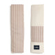 La Millou Riñonera de terciopelo de algodón RAYAS BEIGE