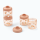 Liewood  Recipientes para aperitivos  Dominique Sweethearts / Pale tuscany 100 ml, paquete de 4