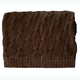 LullaLove Manta de lana merino  XL 180 x 120 cm Chocolate