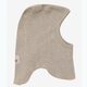 Huttelihut Jersey infantil acanalado con cuello alto  Blanco pimienta melange