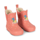 Konges Slojd botas de goma para niños Roi impreso plumas Coeur