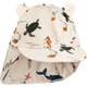 Liewood  Sombrero infantil con orejas Senia Sea creature Sandy de 