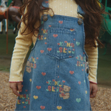 Konges Sløjd Pantalones Magot Frill Pants GOTS, Teddy Coeur