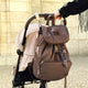 La Millou Mochila para mamá Puffer MARRÓN