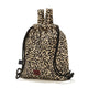 La Millou Mochila para cochecito  Orthalion acolchada con estampado de leopardo color crema