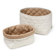 Cam Cam Copenhagen , juego de 2 organizadores de pañales Classic Stripes Camel