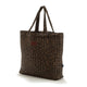 La Millou Bolso Shopper  Bolso acolchado tipo momia con bolsillo Leopard Choco