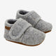 En Fant Zapatillas de lana  para bebé, gris jaspeado
