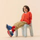 Affenzahn Zapato barefoot vegano de transición Knit Happy Whale