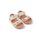 Liewood  Sandalias  para niños con conchas marinas y color melocotón