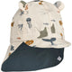 Liewood  Sombrero de sol reversible  Gorm Sea creature Sandy