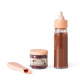 Tiny Harlow Tiny Tummies Doll Feeding Set Bol y Cuchara, y Botella de Leche Caja de Chocolate