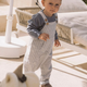 Lil' Atelier  Bebé niño Jardinero Leche de coco NBMDARKO
