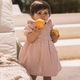 Lil' Atelier  Vestido para niña Peach Whip NBFDEMBE