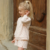 Konges Sløjd Pantalones cortos   para niñas con lunares Spotty Rosewater Dot
