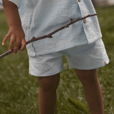 Lil' Atelier Pantalones cortos de algodón Mak Loose Plein Air NMMHOMAN