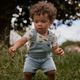 Lil' Atelier Peto para niños en denim, Suelto, Mediano, Denim azul, NBMFUNDA
