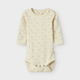 Lil' Atelier  body para niña delgada Turtledove Flower NBFGAGO