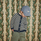 Konges Sløjd Cárdigan infantil Billi Knit Cardigan Blue Stripe